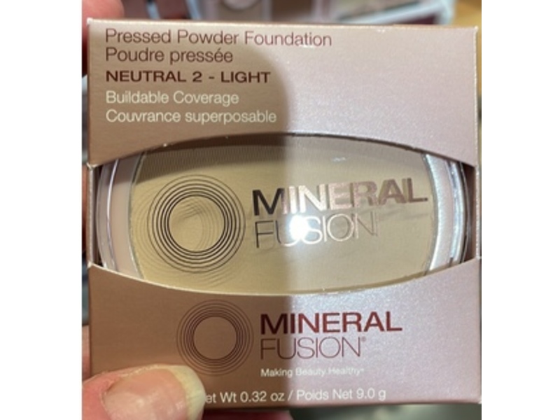 Mineral Fusion Pressed Powder Foundation, Neutral 2-Light, 0.32 oz/9 g