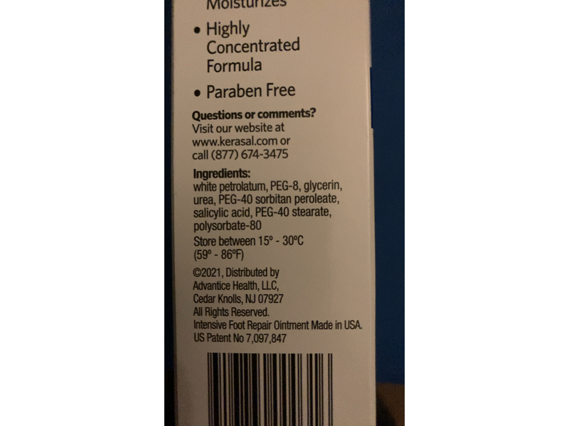 Kerasal Intensive Foot Repair & Zen Toes Moisturizing Gel Socks, 1 oz/30 g