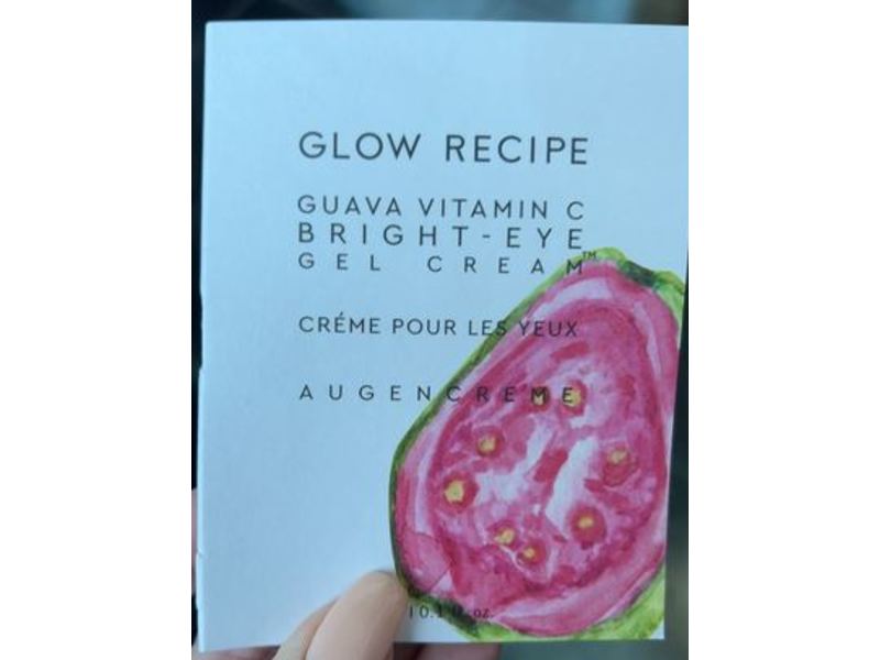 Glow Recipe Guava Vitamin C Bright Eye Gel Cream, 0.1 fl oz/3 mL