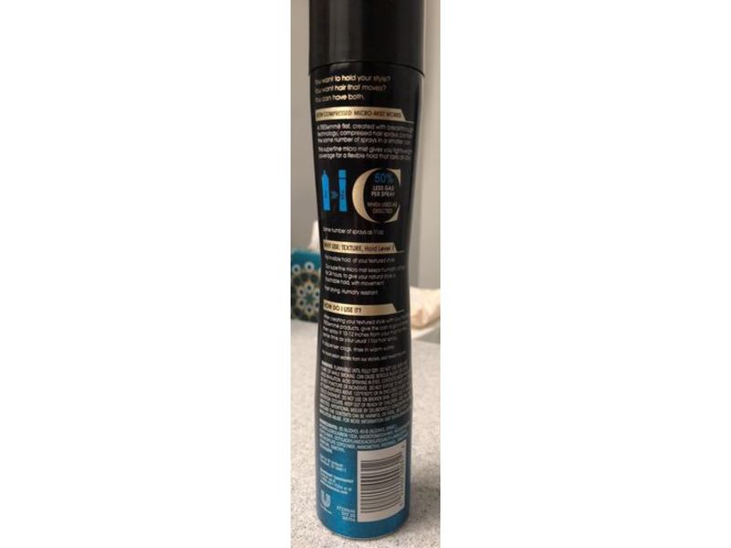 Tresemme Compressed Micro Mist Texture 1 Hold, 5.5 oz/155 g