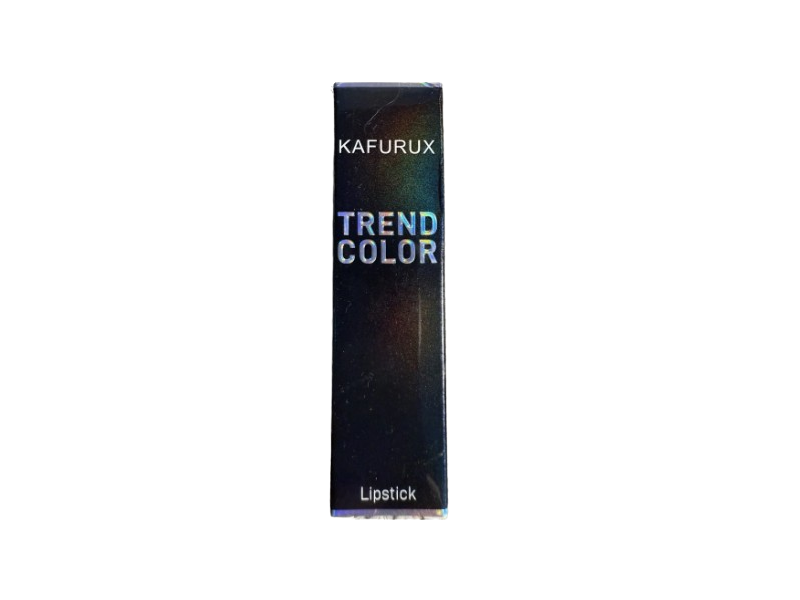 Kafurux Trend Color Lipstick, Black, 0.1 oz/3 g