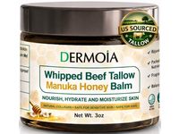 Dermoia Whipped Beef Tallow Balm, Manuka Honey, 3 oz - thumbnail 1