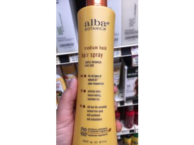 Alba Botanica Hair Spray Medium Hold 8 Fl Oz Ingredients And Reviews