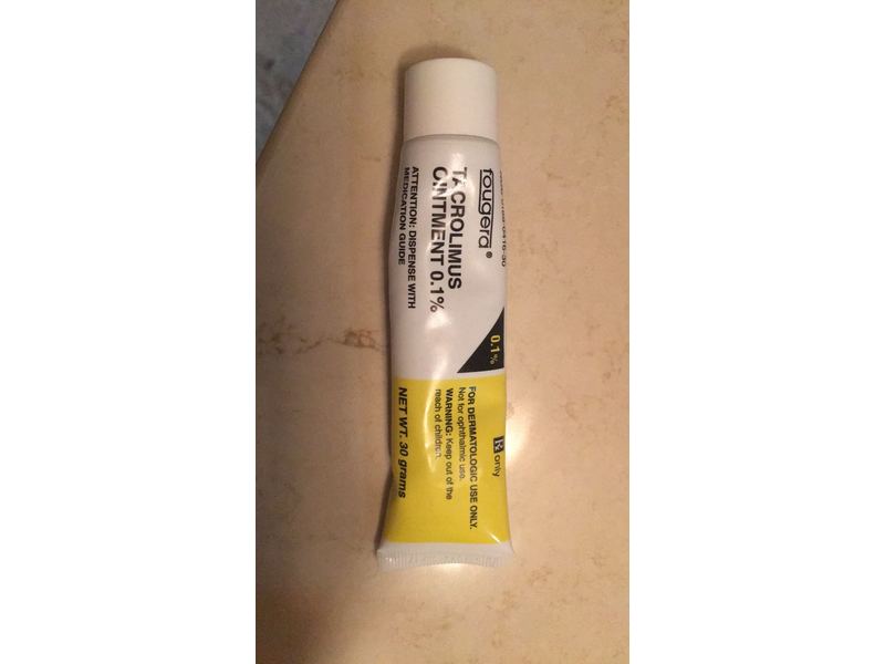Tacrolimus ointment 0 1 rx 30 gm fougera ingredients and reviews
