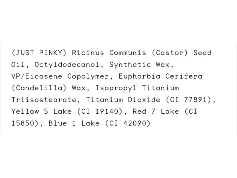 Jones Road The Lip Tint, Just Pinky, 0.06 oz/1.8 g