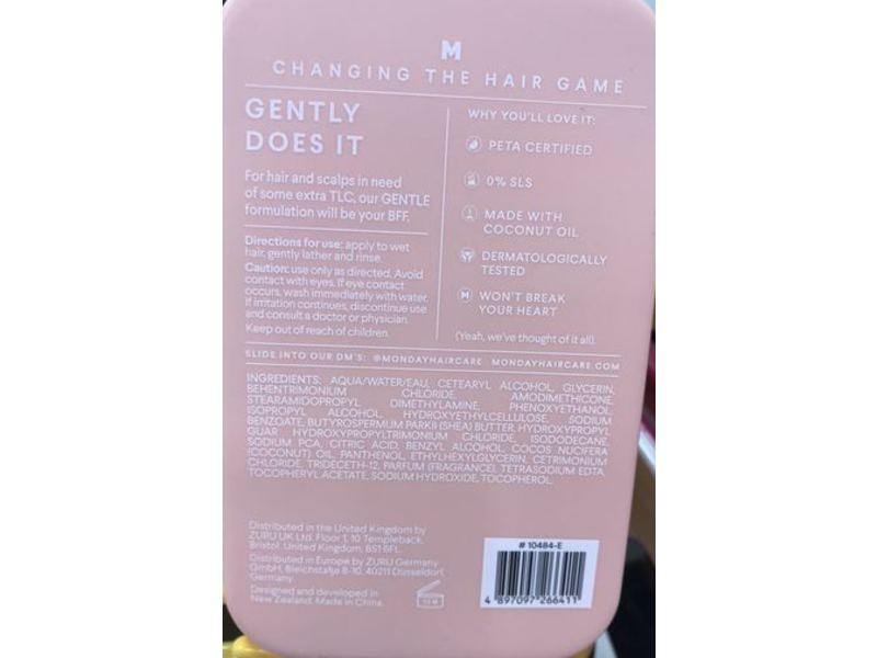 Monday Gentle Conditioner, Coconut Oil, 350 mL