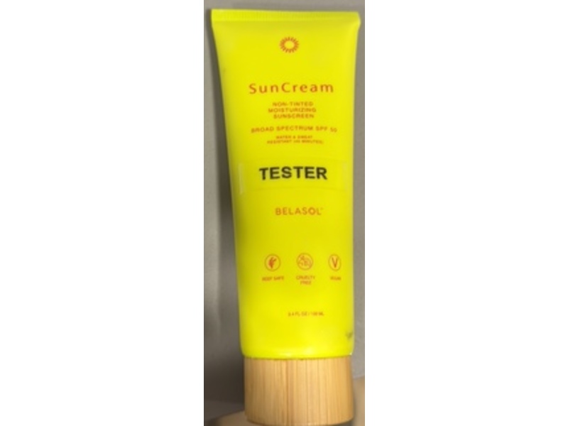 Belasol SunCream Non-Tinted Moisturizing Sunscreen, SPF 50, 3.4 fl oz/100 mL