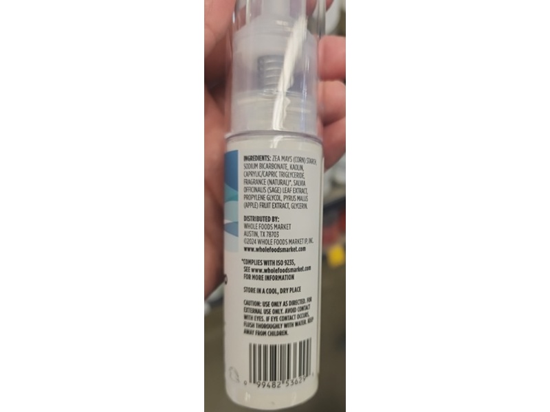 365 Whole Foods Market Dry Shampoo Powder, 1.7 oz/48.2 g