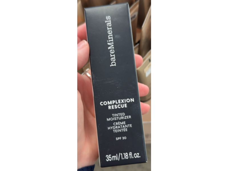 BareMInerals Complexion Rescue Tinted Moisturizer Cream, Chestnut 09, SPF 30, 1.18 fl oz/35 mL