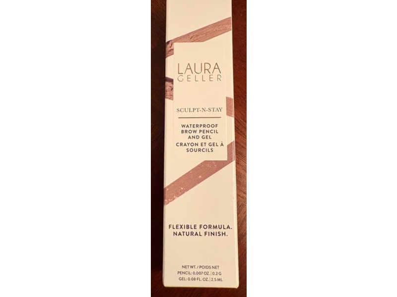 Laura Geller Sculpt-N-Stay Waterproof Brow Pencil And Gel, Taupe, 0.007 oz/0.2 g
