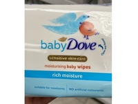 Baby Dove Moisturising Baby Wipes, Rich Moisture, 50 Count - Image 3