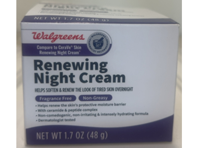 Walgreens Renewing Night Cream, 1.7 oz/48 g
