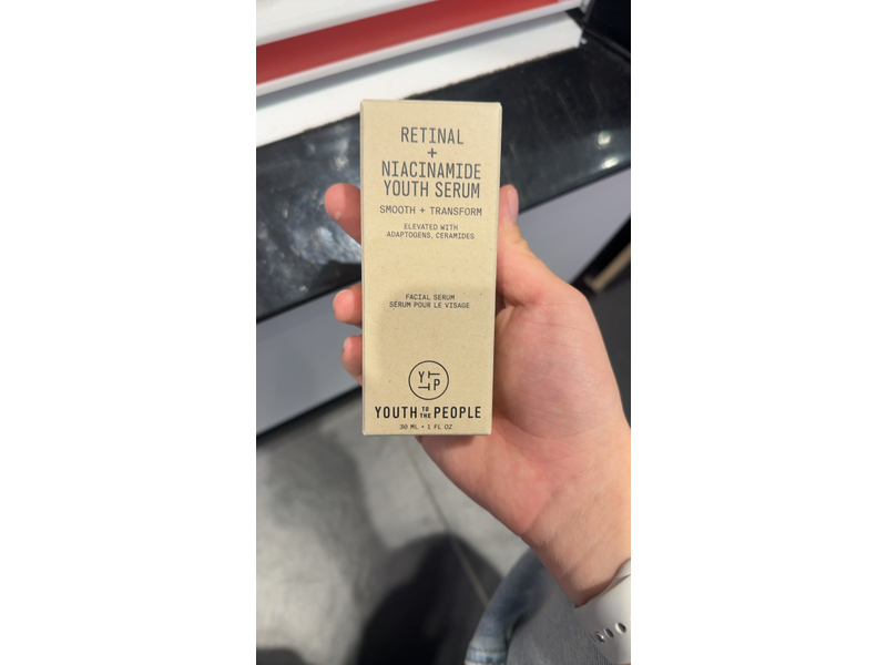 Youth To The People Facial Serum, Retinal + Niacinamide, 0.10 fl oz/3 mL