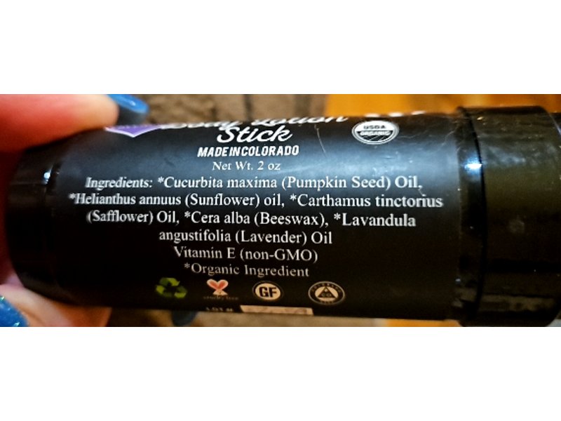 Bee Och Organics Body Lotion Stick, Lavender, 2 oz