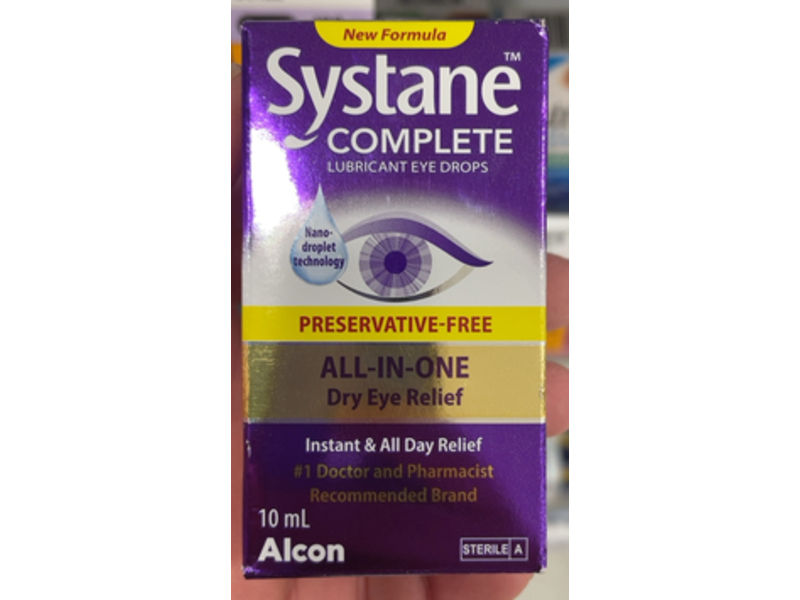 Systane Complete Lubricating Eye Drops, 10 mL