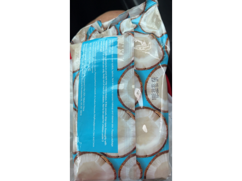 Body Prescriptions Facial Cleansing Wipes, Coconut Milk, 16.23 oz/460 g, 60 Count