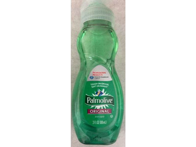 Palmolive Dish Liquid, Original, 3 fl oz/88 mL, Pack Of 72