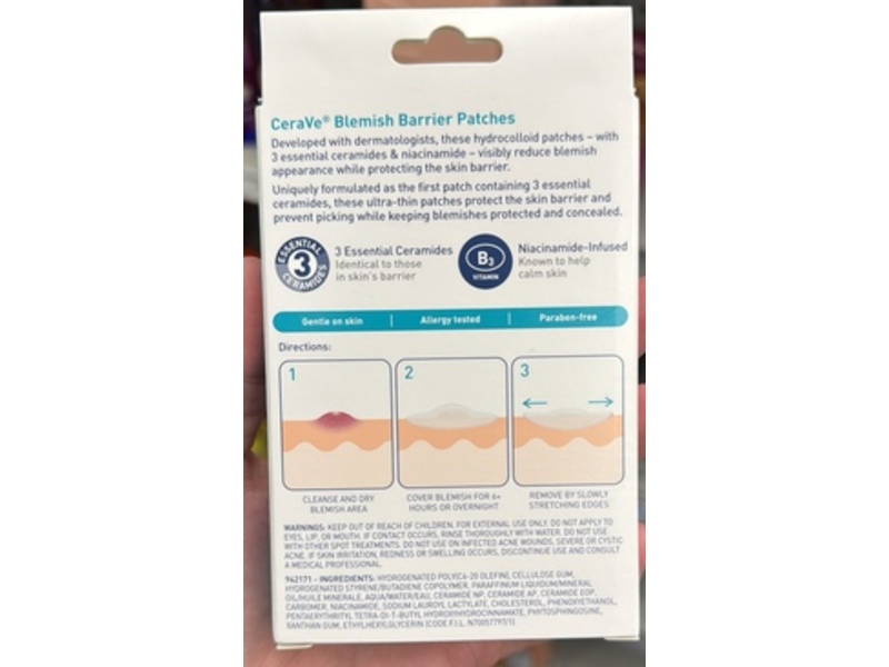 CeraVe Hydrocolloid Blemish Barrier Patches, 22 Count