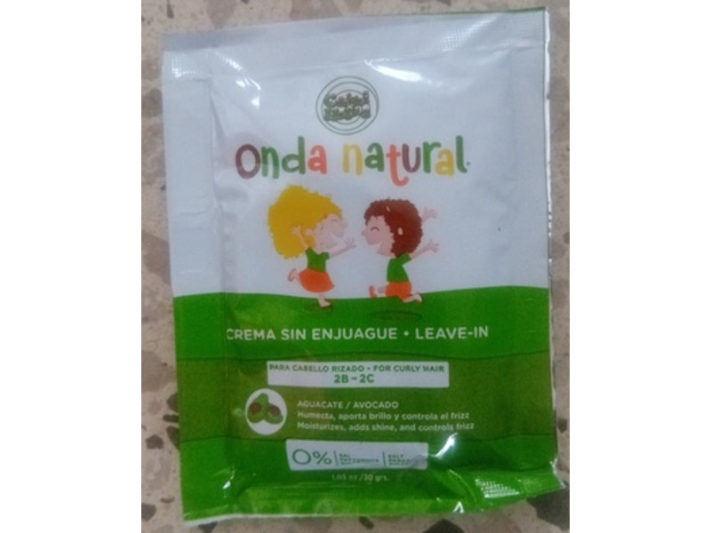 Onda Natural Chiki Halka Leave-In For Curly Hair, Avocado, 1.05 oz/30 g