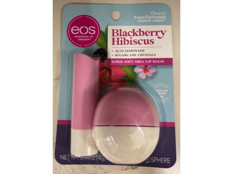 Eos Super Soft Lip Balm & Sphere, Blackberry Hibiscus