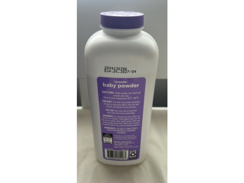 Meijer Baby Powder, Lavender, 15 oz/425 g