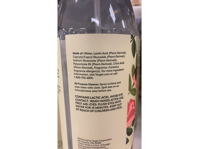 Ever Spring Down -To-Earth All Purpose Cleaner, Rosewater & Mint, 28 fl oz/828 mL