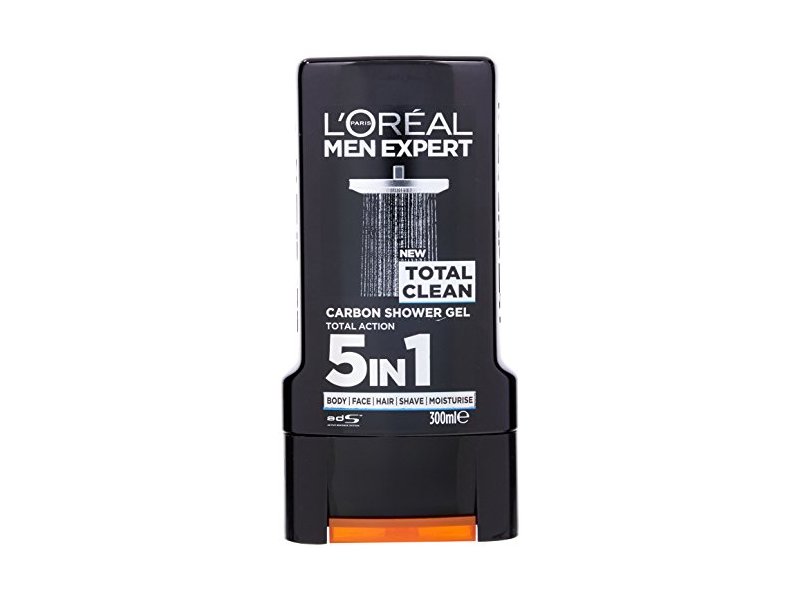 L'Oreal Paris Men Expert Total Clean Carbon 5 In 1 Shower Gel, 300 mL