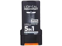 L'Oreal Paris Men Expert Total Clean Carbon 5 In 1 Shower Gel, 300 mL - thumbnail 1