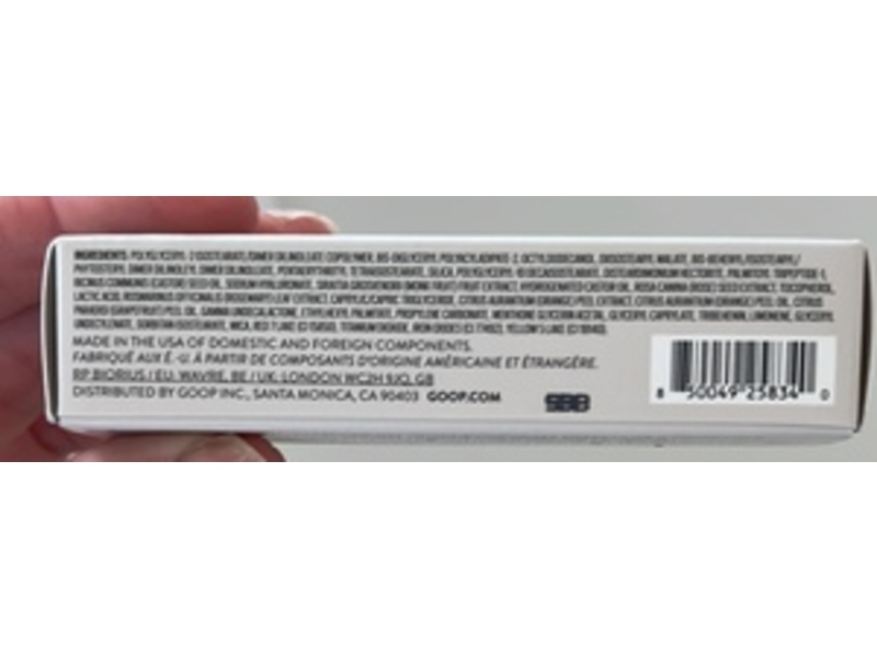 Goop Beauty Hydra-Barrier Gel Gloss, Tulip, 0.13 fl oz/3.8 mL