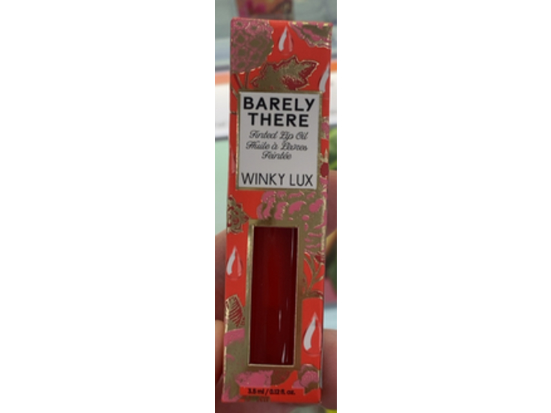 Barely There Tinted Lip Oil, Winky Lux, Flush , 0.32 fl oz/3.5 mL