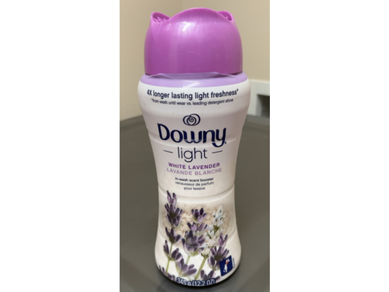 Downy Light In-Wash Scent Booster, White Lavender, 12.2 oz/345 g