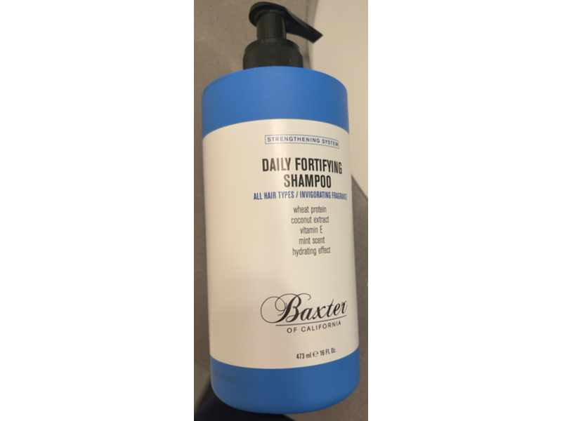 Baxter Of California Daily Fortifying Shampoo, Strengthening System, 16 fl oz/473 mL