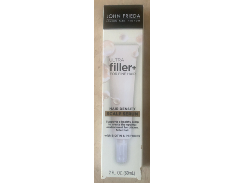 John Frieda Ultra Filler+ Hair Density Scalp Serum, 2 fl oz/60 mL