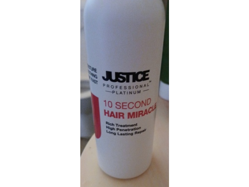 Justice Professional Platinum 10 Second Hair Miracle, 8.45 fl oz/250 mL