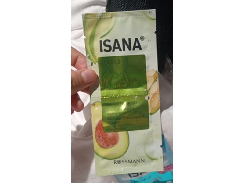 Rossmann Isana Mask, Avocado, 16 mL