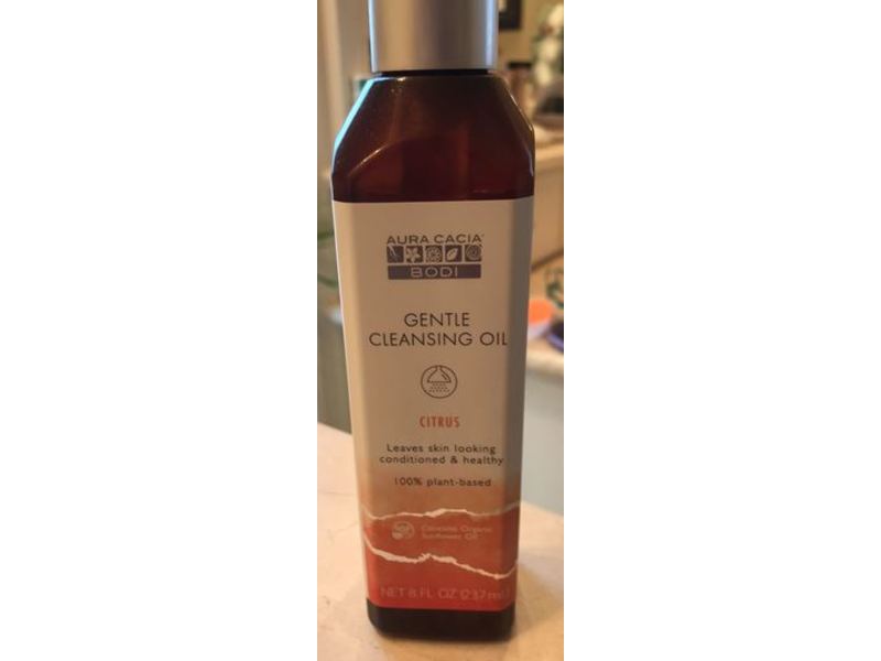 Aura Cacia Bodi Gentle Cleansing Oil, Citrus, 8 fl oz/237 ml