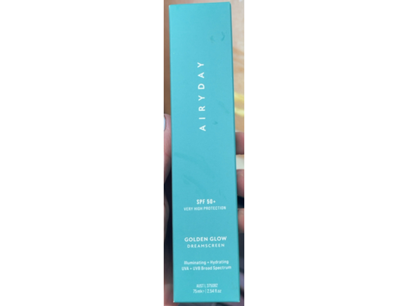 Airyday Golden Glow Dreamscreen, SPF 50+, 2.54 fl oz/75 mL