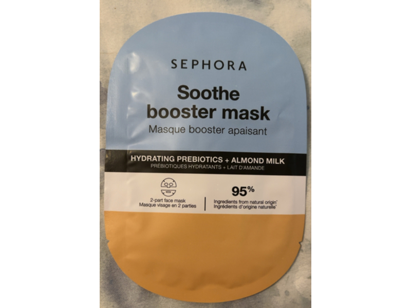 Sephora Soothe Booster Face Mask, Hydrating Prebiotics + Almond Milk