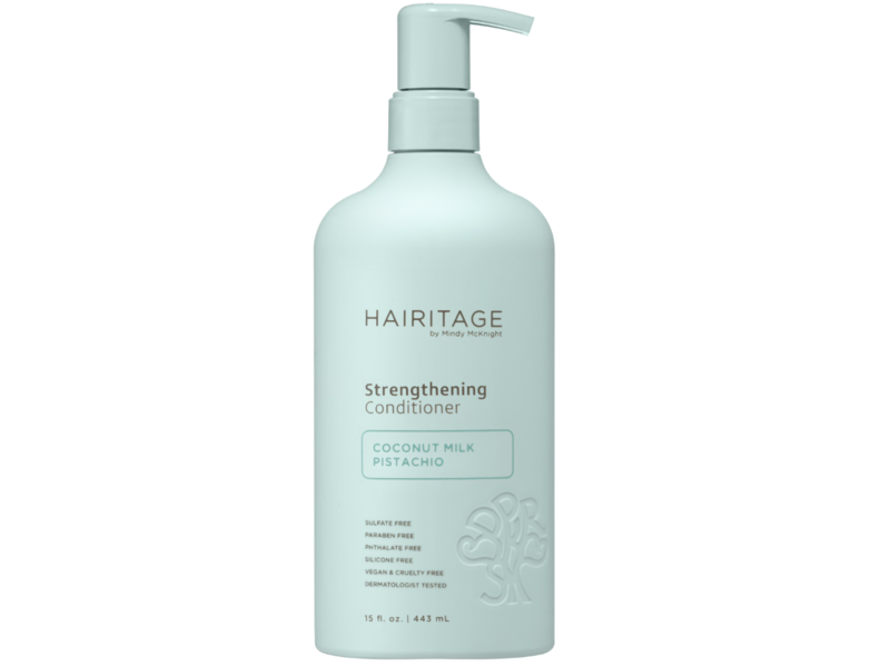 Hairitage By Mindy Mcknight Strengthening Conditioner, Coconut Milk Pistachio, 15 fl oz/443 mL
