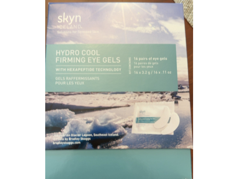 Skyn Iceland Hydro Cool Firming Eye Gels, Hexapeptide Technology, 16 Count