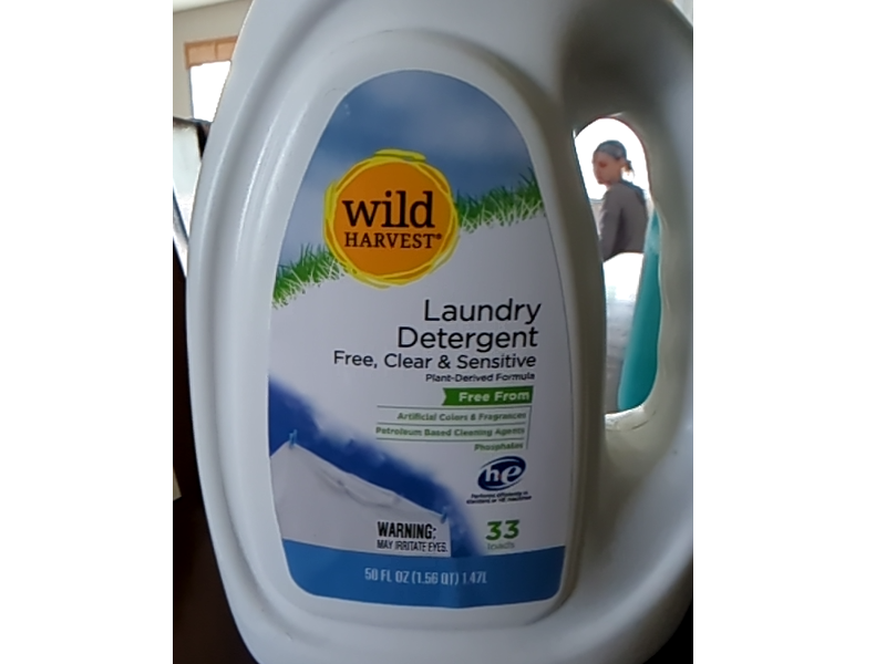 Wild Harvest Laundry Detergent, 33 Loads, 50 fl oz/1.47 L
