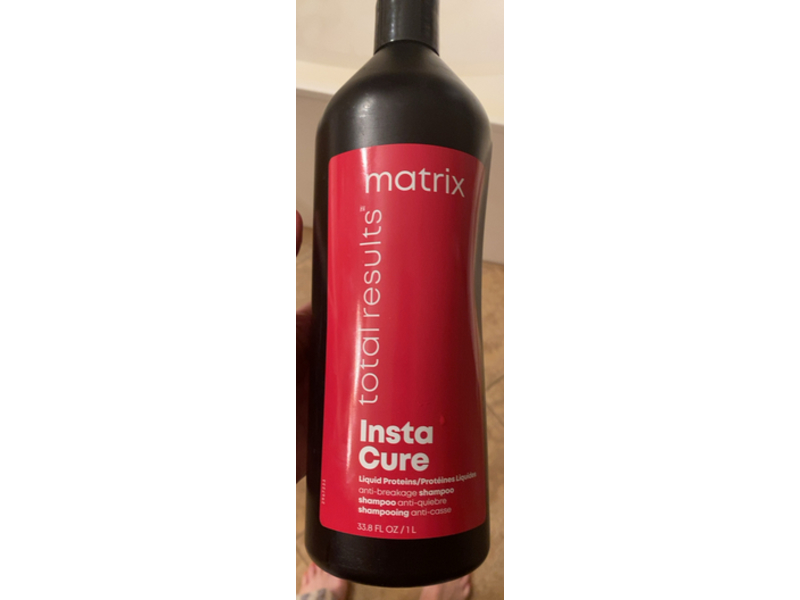 Matrix Total Results Insta Liquid Proteins Cure Anti-Breakage Shampoo, 33.8 fl oz/1 L