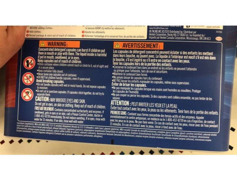 Persil Proclean Discs Plus Oxi Power Laundry Detergent, 33.5 oz/950 g, 38 Count