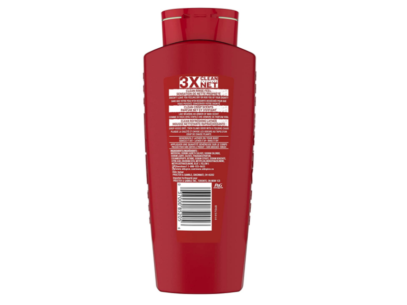 Old Spice Pure Sport High Endurance Body Wash, 24 fl oz/709 mL, Pack Of 4