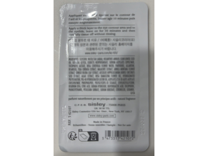 Sisley Paris Eye Contour Mask, 0.1 fl oz/3 mL