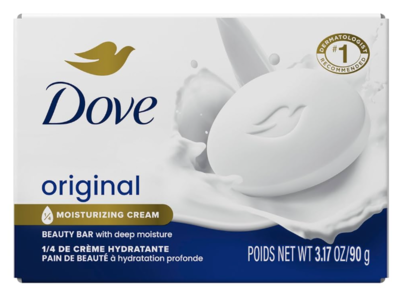 Dove Moisturizing Soap Bar, 3.17 oz/90 g