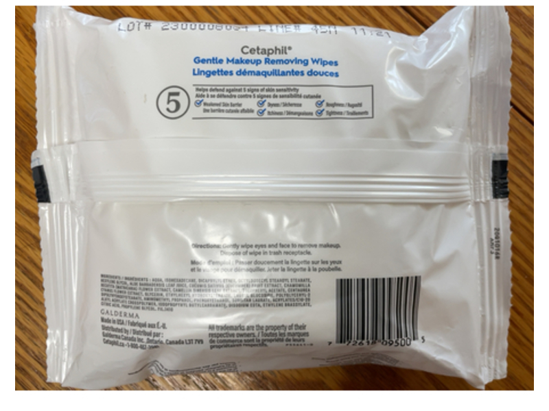 Cetaphil Gentle Makeup Removing Wipes, Aloe Vera, Chamomile & Green Tea, 25 Count