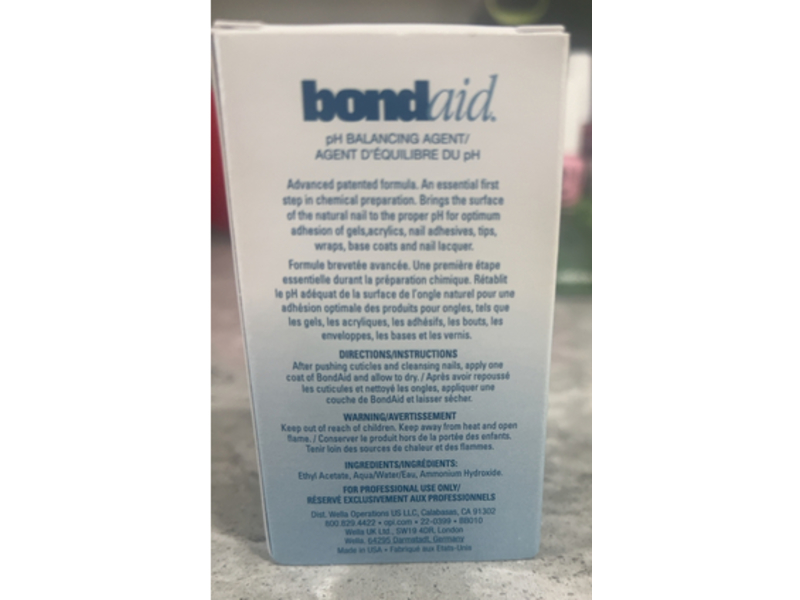 O.P.I Bond Aid Ph Balance Agent, 1 fl oz/30 mL