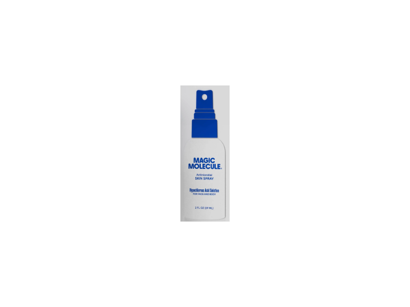 Magic Molecule Antimicrobial Skin Spray, Hypochlorus Acid Solution, 2 fl oz/59 mL
