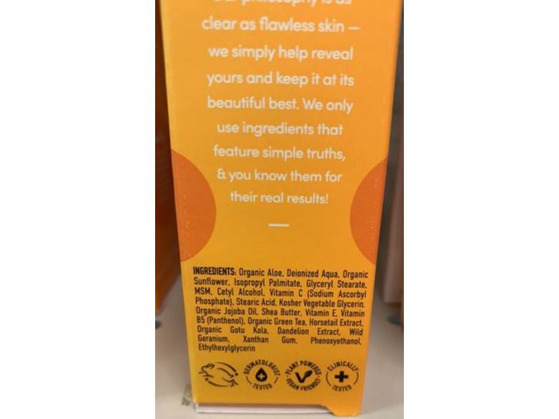TruSkin Vitamin C Brightening Moisturizer, 2 fl oz/60 mL